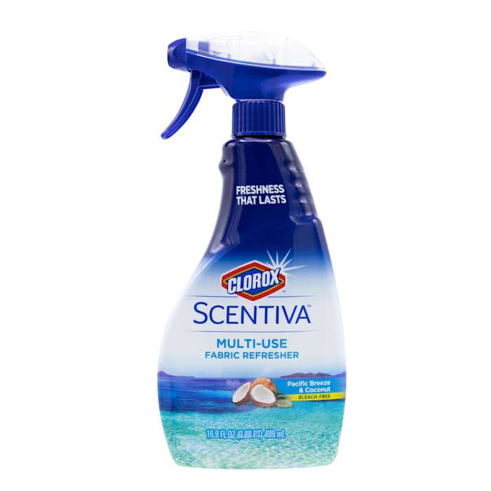 Clorox Scentiva Multi-Use Fabric Refresher Spray in Pacific Breeze & Coconut Scent, 16.9 fl. oz.