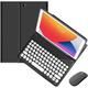 Keyboard Case for Samsung Galaxy Tab S8/S7 11" with Mouse，Smart Soft Case with Bluetooth Keyboard，Detachable Wireless Keyboard Tablet Cover with Pencil Holder (Black)