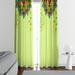 Folk N Funky Mandela Window Abstract Semi-Sheer Curtain Panels Metal | 61 H in | Wayfair WC427-4061