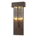 Hubbardton Forge Shard Outdoor Flush Mount Aluminum/Glass/Metal in Brown | 20.9 H x 3.5 D in | Wayfair 302518-LED-75-YP0669