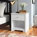 Red Barrel Studio® Raelee 1 Drawer Nightstand Wood in White | 23.25 H x 21.25 W x 17 D in | Wayfair 484281AA694E48B2A96C6EB7A7D46588