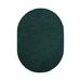 Green 24 x 0.5 in Area Rug - Latitude Run® Furnish My Place Forest Solid Color Rug Made In Usa, Polyester | 24 W x 0.5 D in | Wayfair