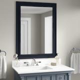Lark Manor™ Malila Modern & Contemporary Bathroom/Vanity Mirror Metal in Brown | 32 H x 27 W x 0.75 D in | Wayfair 20D00E8BC2E3452F8D940FF3B678E701