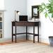 Winston Porter Cargian Corner Desk Wood in Brown | 30 H x 42 W x 30 D in | Wayfair 322BDD61B6E449AABBB9BC0B248B1D9B