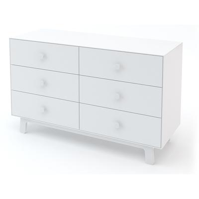 Oeuf 6 Drawer Dresser - Sparrow - White