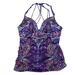 Athleta Swim | Athleta Aqualuxe Strappy Tankini Paradise Print S | Color: Purple | Size: S