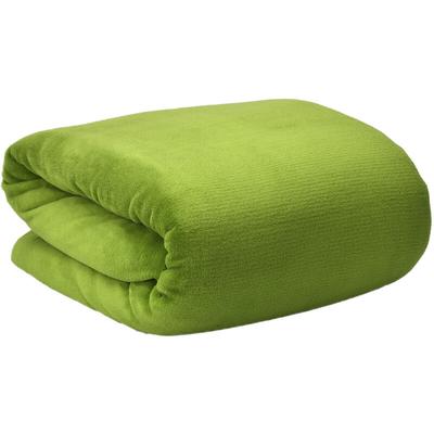 Aurelia Corall Fleece Decke Grün, 240x220 cm - Beautissu Image