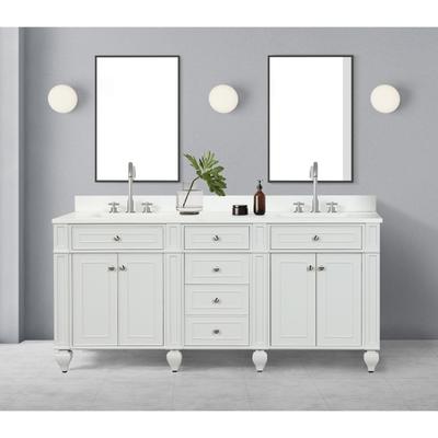 Winston 72" Double Vanity in White