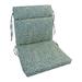 Dakota Fields Outdoor Seat Cushion Polyester in Blue/Gray/Green | 3 H x 18 W x 18 D in | Wayfair 58297A0ED1194200A7AD8B3CB94358D5