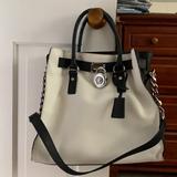 Michael Kors Bags | Black And White Michael Kors Large Tote | Color: Black/White | Size: Os