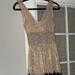 Free People Dresses | Free People Gold And Black Sleeveless Mini Dress | Color: Black/Gold | Size: S