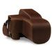 MegaGear Ever Ready Leather Camera Case for Nikon Coolpix P950 (Dark Brown) MG1879