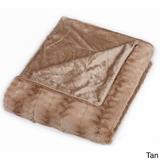 Swift Home Soft Embossed Imitation Faux Fur Throw Bedding Blanket Bedspread