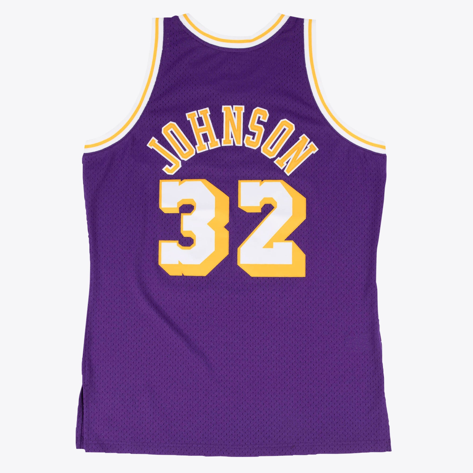 Maillot Los Angeles Lakers Magic Johnson 1984-85 Hardwood Classics Extérieur Swingman Mitchell & Ness - Violet - Homme - Homme Taille: L