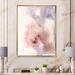 East Urban Home Pastel Abstract w/ Blue Beige & Red Spots - Floater Frame Painting on Canvas in Pink | 20 H x 12 W x 1 D in | Wayfair