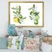 East Urban Home Bouquets of Blooming Lemon Tree Branches - Graphic Art on Canvas in Green | 12 H x 20 W x 1 D in | Wayfair