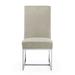 Orren Ellis Steadman Side Chair in Gray Upholstered/Velvet/Metal in Brown | 41.54 H x 19.68 W x 26.26 D in | Wayfair