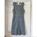 J. Crew Dresses | Jcrew Herringbone Striped Blue/ White Summer Dress | Color: Blue/White | Size: 2
