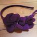 Anthropologie Accessories | Anthropologie X Andrea's Beau Knit Flower Headband | Color: Purple | Size: Os