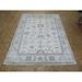 Hand Knotted Ivory Turkish Bamboo Silk Oushak with Bamboo Silk Oriental Rug (9'2" x 12'3") - 9'2" x 12'3"