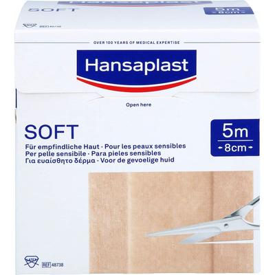Hansaplast - Soft Pflaster 8 cmx5 m Rolle