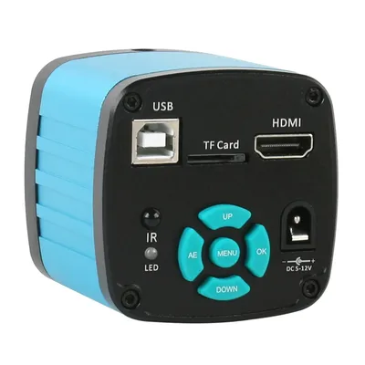 UHD – Microscope caméra de laboratoire vidéo 4K 1080P 48 mp HDMI USB 100X 130X 180X 200X 300X