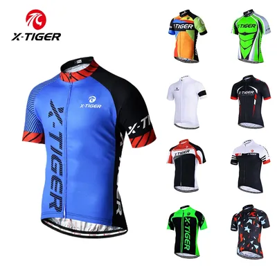 X-TIGER D'été Cyclisme Jersey Breathale Vtt Vêtements Rapide-Sec Racing VTT Vélo Vêtements Vélo