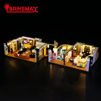 BriksMax-Kit d'éclairage LED Friends Apartments modèle 10292 nuits de construction non l'intensité