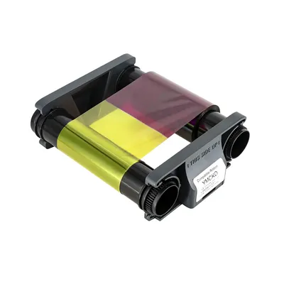 YMCKO-Ruban d'imprimante noir compatible avec les cartes Evolis Danemark gy 100 et Danemark gy 200