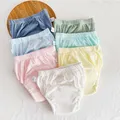 Couches respirantes en coton pour bébé 4 pièces/lot pantalons d'entraînement pour bébé étanches