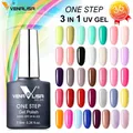 VENALISA – vernis à ongles 3 en 1 Gel UV LED à trempage organique pour Salon de manucure