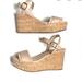 Kate Spade Shoes | Kate Spade Tomas Ruffle Platform Wedge | Color: Gold | Size: 10