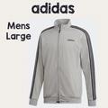 Adidas Jackets & Coats | Adidas Mens Essential 3 Stripes Track Jacket - L | Color: Black/Gray | Size: L