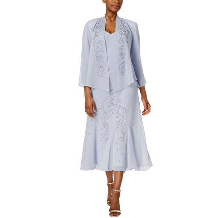 R&M Richards Women's Beaded Jacket Dress - Mother of the Bride Dresses