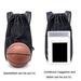 Men School Bag Daypack Outdoor Sport Drawstring Basketball Backpack