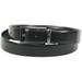 hugo by hugo boss men's elvio-u sized reversible italian leather belt, black/dark brow, 100