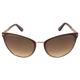 Tom Ford FT0373 Nina 48F - Dark Brown by Tom Ford for Women - 56-21-135 mm Sunglasses