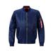 Men Casual Outer Coat Slim Long Sleeve Baseball Jacket Full Zip Overcoats Outerwear Sports Coat for Men Activewear Plus Jackets