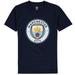 Manchester City Youth Primary Logo T-Shirt - Navy