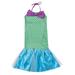 Kiapeise Baby Girl Ariel Little Mermaid Princess Dress Party Cosplay Costume Clothing