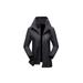 Listenwind Women's 3 in 1 Waterproof Jacket Winter Warm Lightweight Fleece Jacket Snow Coat