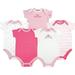 Luvable Friends Baby Girl Bodysuits 5-Pack