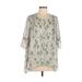 Pre-Owned LC Lauren Conrad Women's Size M 3/4 Sleeve Blouse