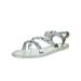 Olivia Miller Girls' Bejeweled Jelly Sandals