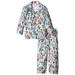 Saras Prints Girls Pajamas Long Sleeve Coat and Pants Holiday Sleepwear, Ornament, Size: 4