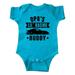 Inktastic Opa's Lil' Racing Buddy with Car Silhouette Infant Short Sleeve Bodysuit Unisex Turquoise 18 Months