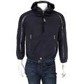 Moncler Blue Hooded Lightweight Jacket