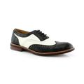 Ferro Aldo Carl M139001B Mens Full Synthetic Alligator Print Formal Oxford Casual Lace Up Dress Shoes