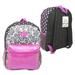 DDI 2346389 16" Classic Printed Roses Backpack - Black & Hot Pink Case of 24