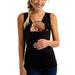 Baby Carrier Womens Mens Kangaroo Pocket Shirt Maternity Pregnant T-shirt Tops